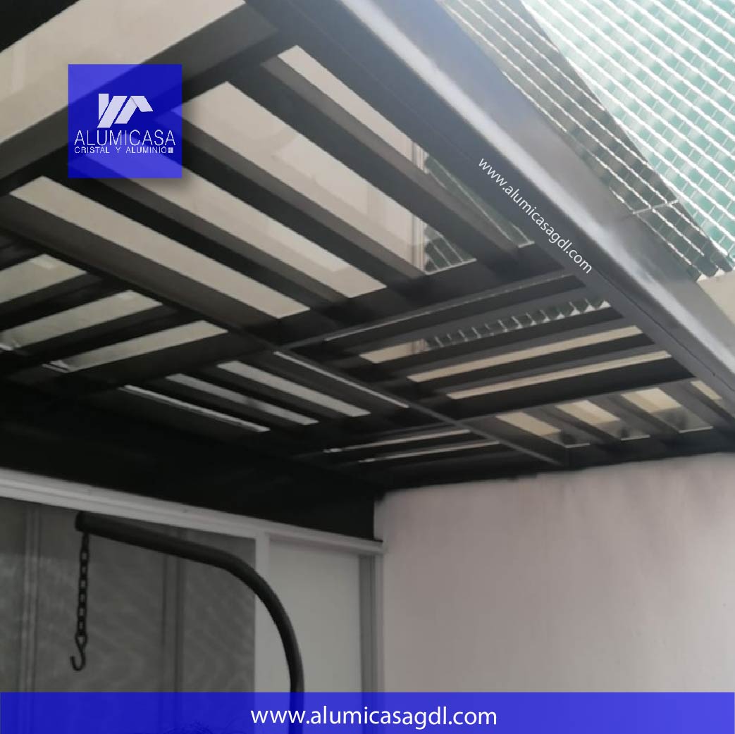 Estructura de acero solida marimba para patio domo