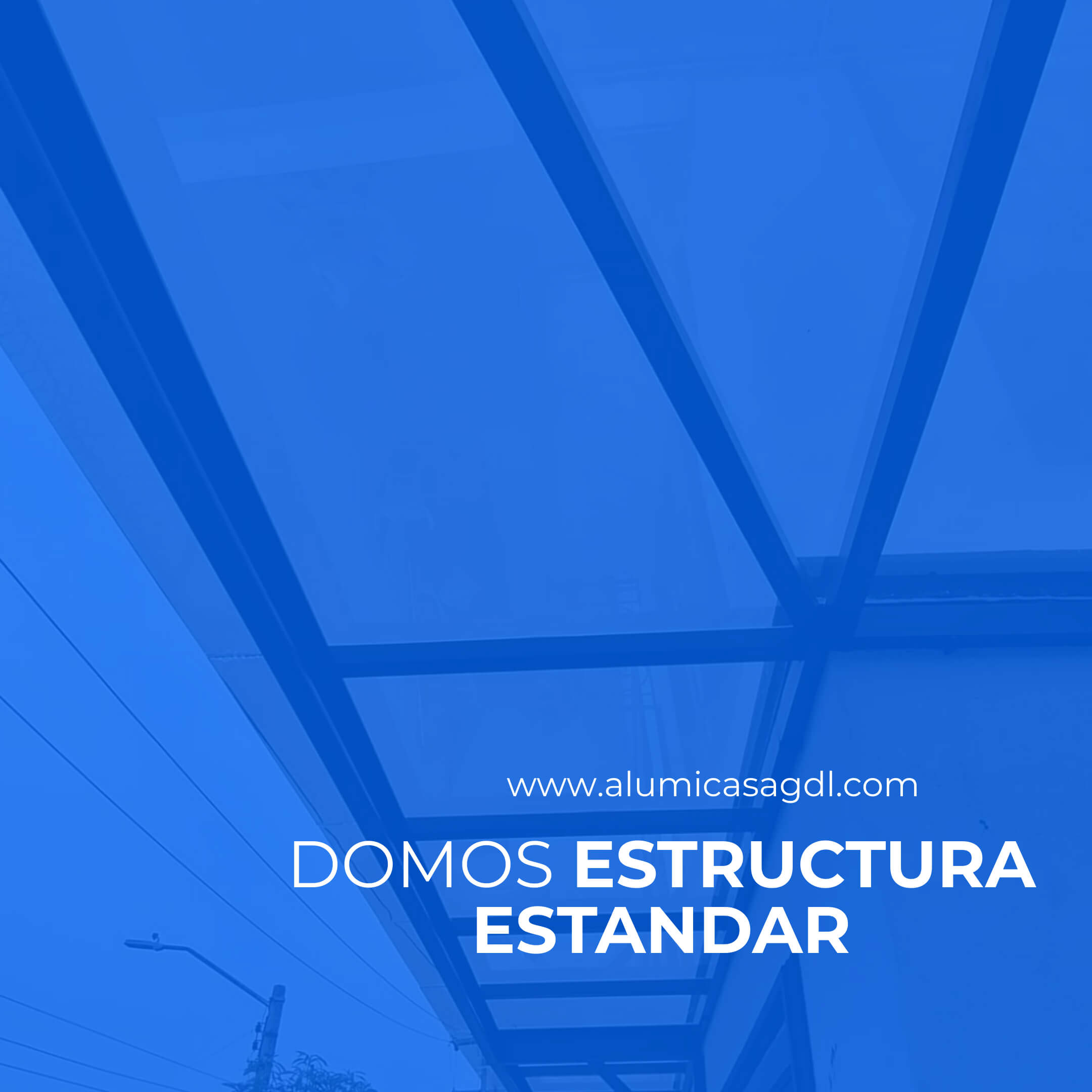 DOMO DE VIDRIO TEMPLADO