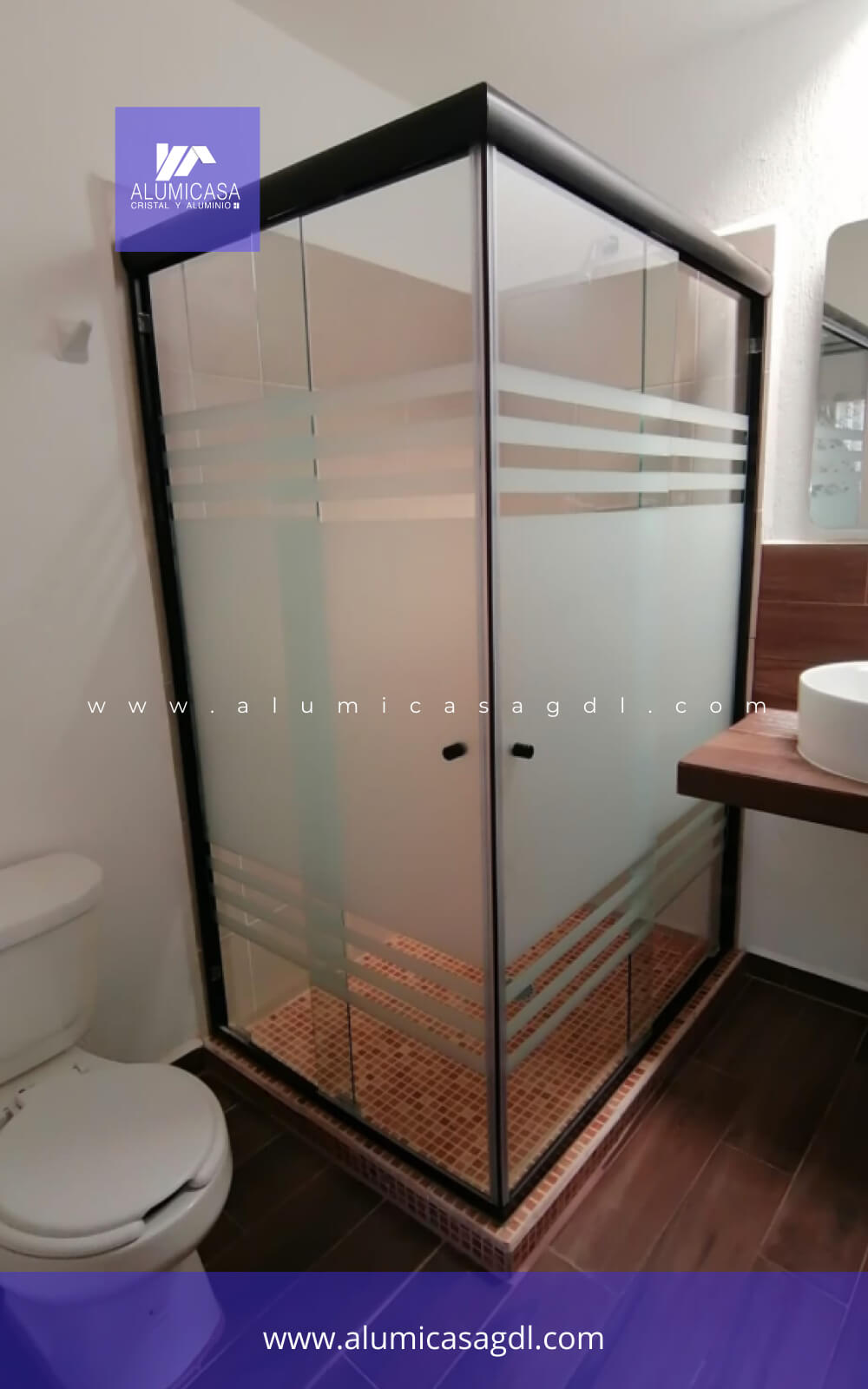 CANCEL DE BAÑO CAMINA ESCUADRA VIDRIO TEMPLADO CON ALUMINIO CANCEL DE BAÑO CAMINA ESCUADRA VIDRIO TEMPLADO CON ALUMINIO