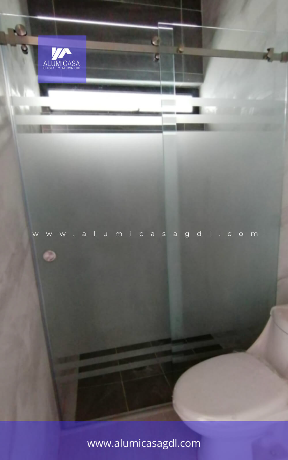 CANCEL DE BAÑO DE LUJO RECTO CON ACERO INOXIDABLE Y VIDRIO TEMPLADO CANCEL DE BAÑO DE LUJO RECTO CON ACERO INOXIDABLE Y VIDRIO TEMPLADO