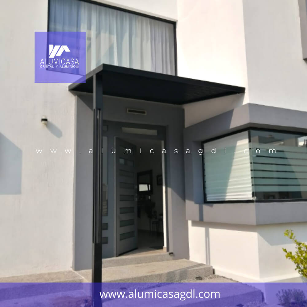 Marquesina para puerta de entrada moderno (1)